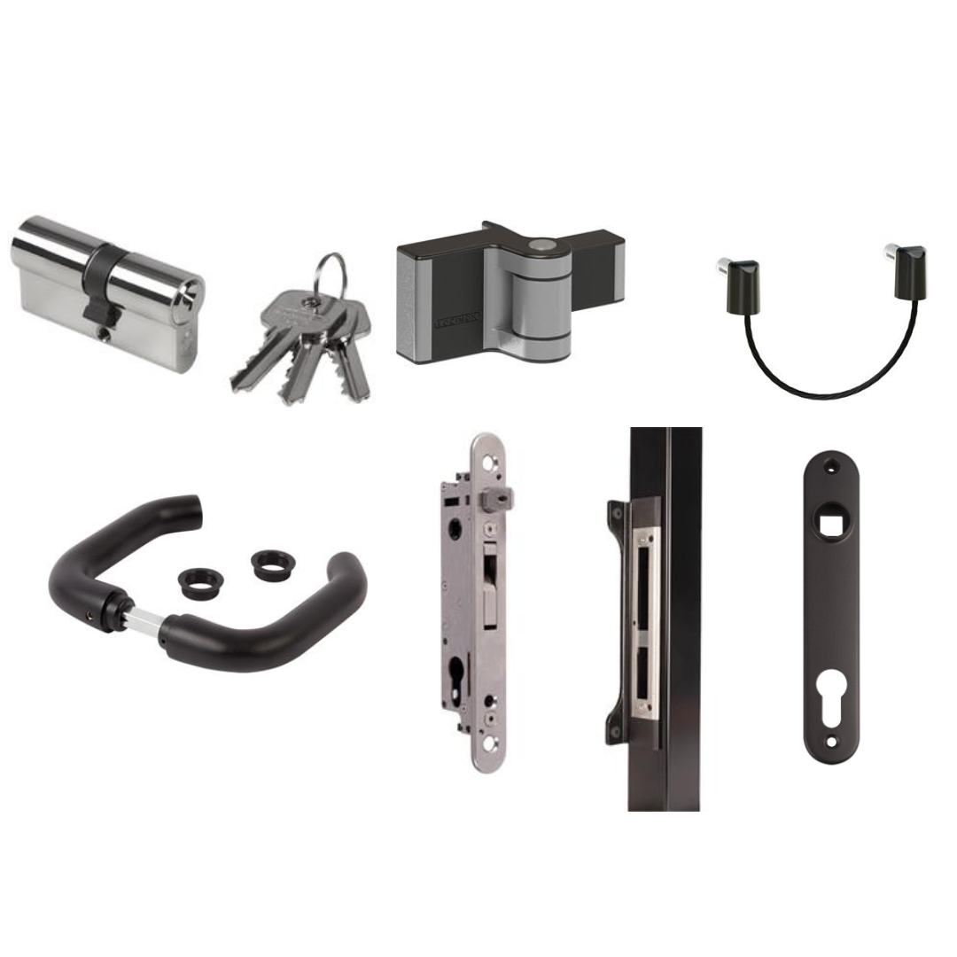 Locinox FORTYLOCK SET- Mortise lock with 3/4 Locinox FORTYLOCK SET- Mortise lock with 3/4