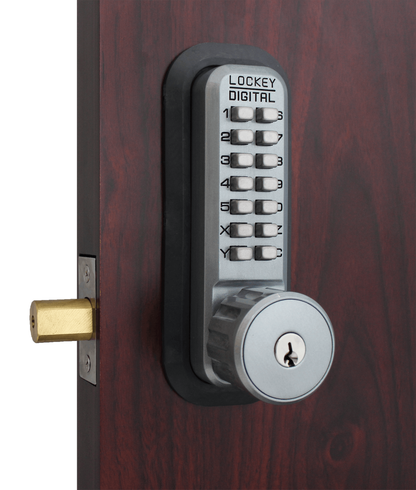 Lockey USA メカニカルキーレスEZデッドボルト M210MG 1 Lockey USA メカニカルキーレスEZデッドボルト M210SN 1