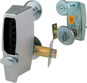 Kaba Simplex 7104 Pushbutton Lock Deadlocking Shabbos Lock