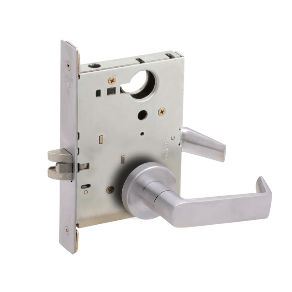 Schlage LV9440 - Vandlgard Privacy With Deadbolt - Grade 1 Mortise Non-Keyed Lever Lock