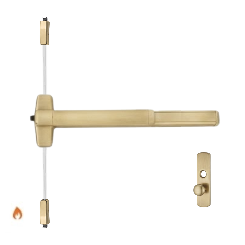 Von Duprin 9857K-F/9957K-F - Knob Surface Three Point Latch Device - Fire Rated