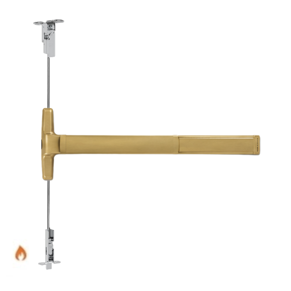 Von Duprin 3350AWDC-EO-F/3550AWDC-EO-F - Exit Only Wood Door Concealed Vertical Cable Devices - Fire Rated