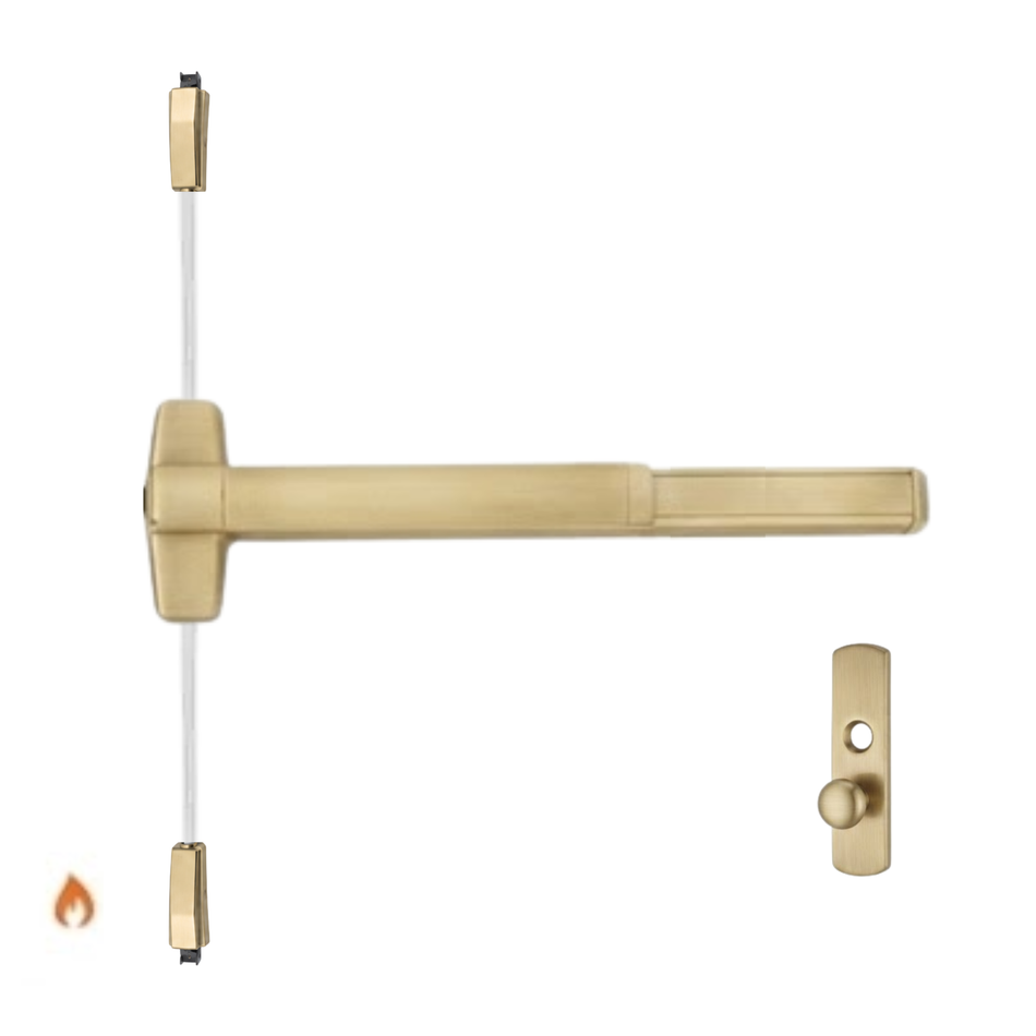 Von Duprin 9827K-F/9927K-F - Knob Surface Vertical Rod Device - Fire Rated