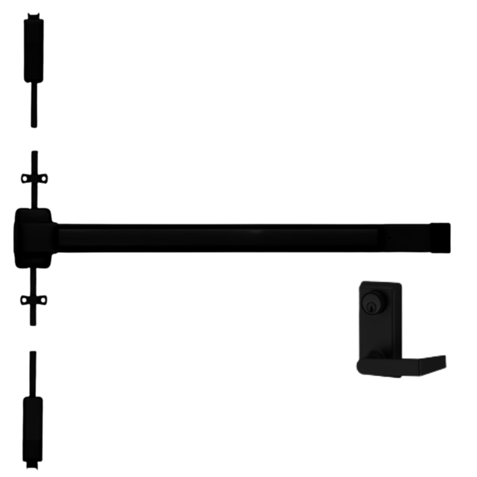 Von Duprin 2227L - Lever Surface Mounted Vertical Rod Device Von Duprin 22 Series