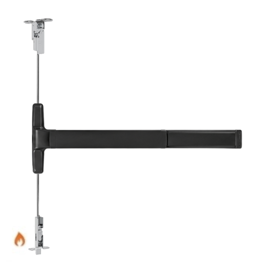 Von Duprin 3350AWDC-EO-F/3550AWDC-EO-F - Exit Only Wood Door Concealed Vertical Cable Devices - Fire Rated