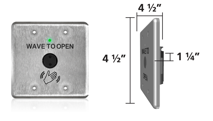 BEA -  10MS51 Stainless Steel, Touchless Actuator