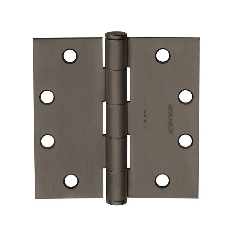 McKinney T2314 Stainless Steel Standard Weight Plain Bearing Full Mortise Five Knuckle Hinge