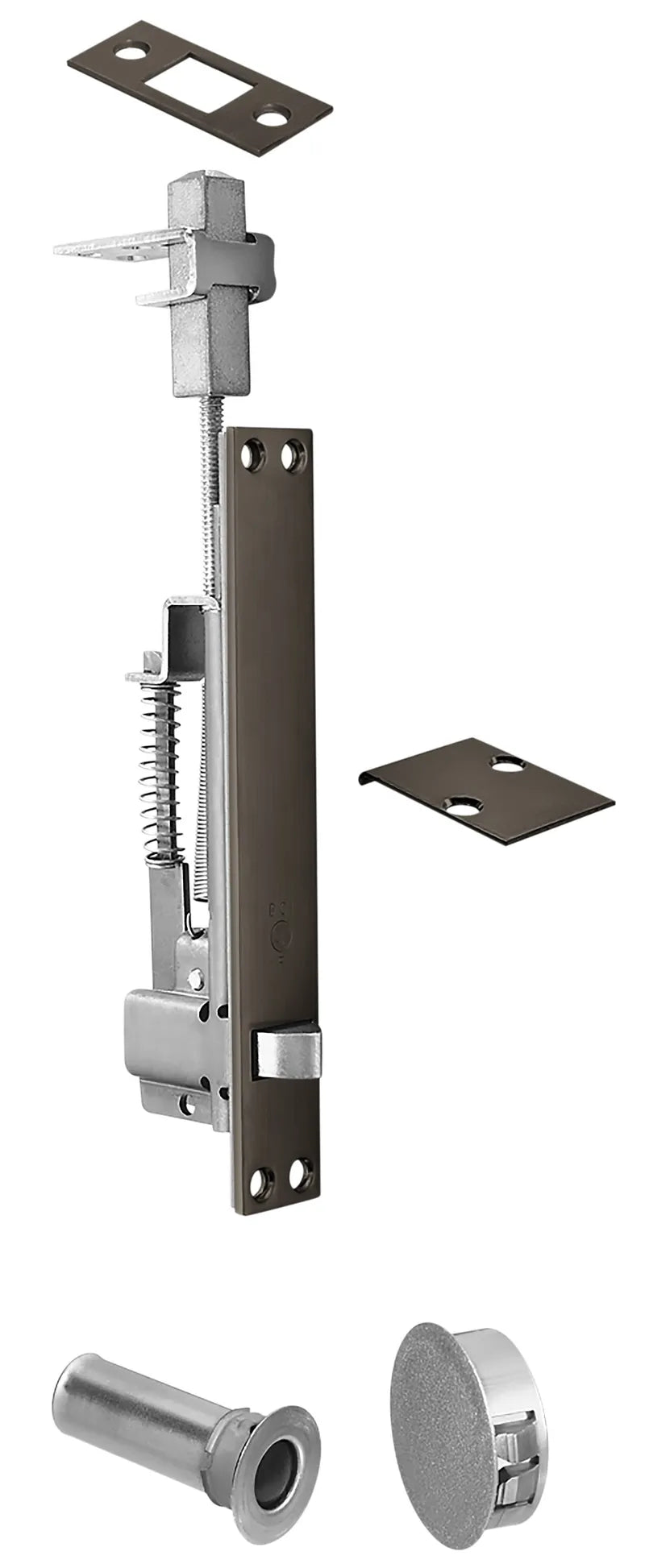 Rockwood 2848 Automatic Flush Bolt with Bottom Fire