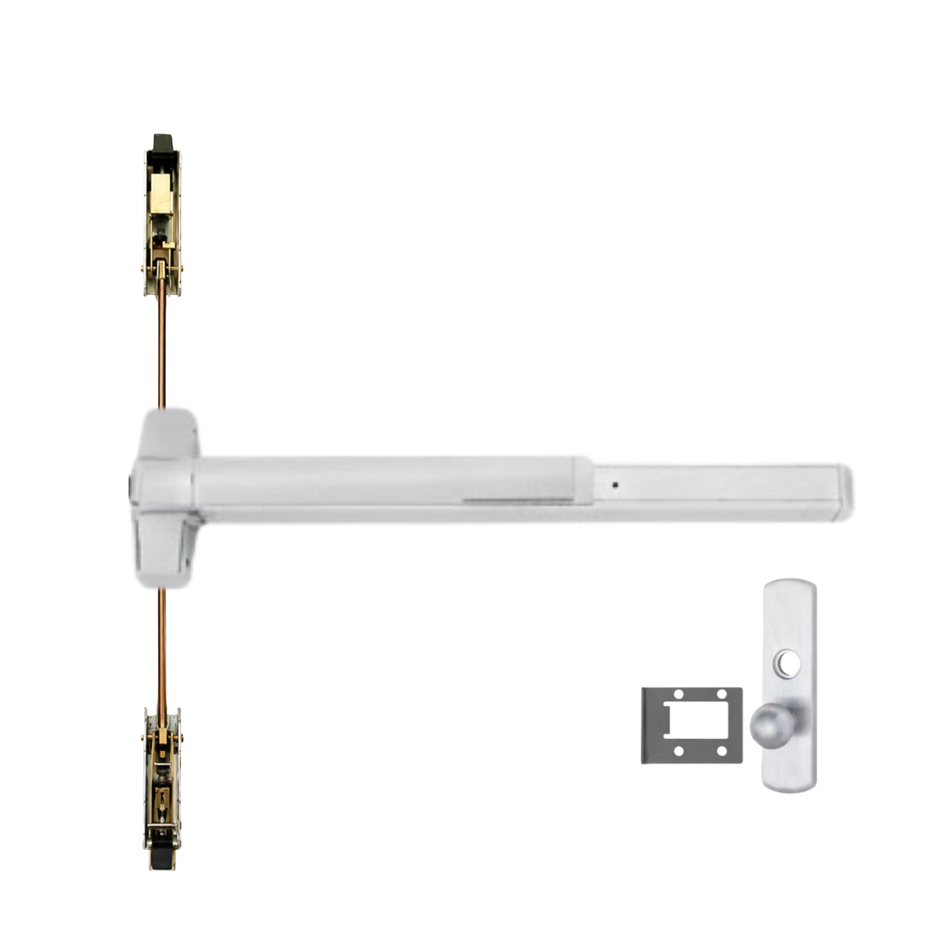 Von Duprin 9847WDC-K-NL/9947WDC-K-NL - Knob,Night Latch Wood Door Concealed Vertical Rod Device