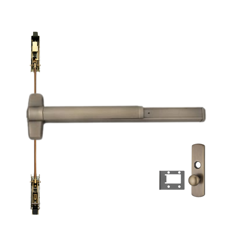 Von Duprin 9847WDC-K-NL/9947WDC-K-NL - Knob,Night Latch Wood Door Concealed Vertical Rod Device