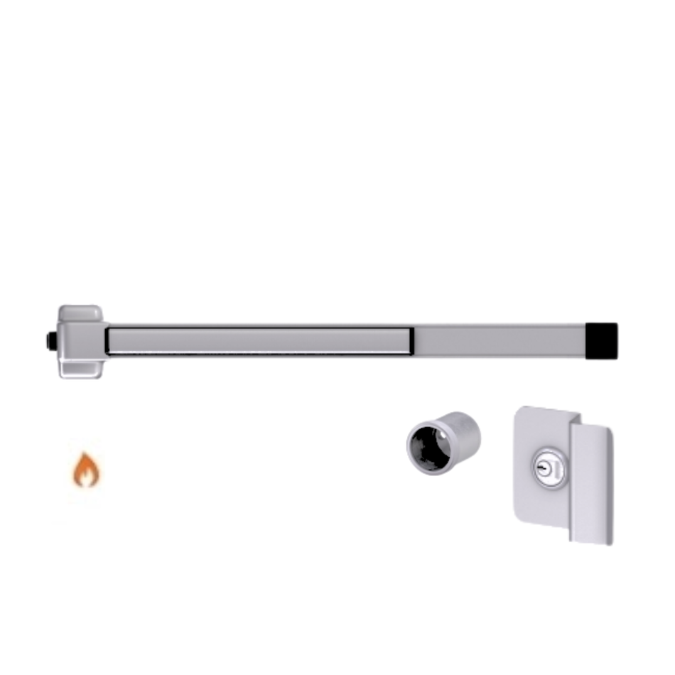 Von Duprin 22NL-OP-F - Night Latch, Optional Pull Rim Exit Device Von Duprin 22 Series - Fire Rated