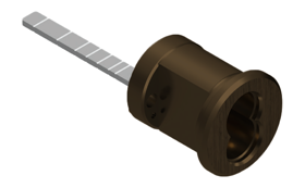 Best 12E72-S2RP 1-1/8" Rim Cylinder SFIC Prep Housing Less Core