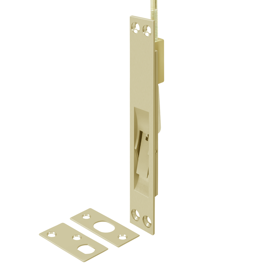 Deltana EFB 12", 18", 24", and 39" Extension Flush Bolts, Solid Brass