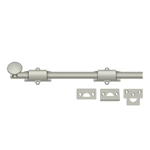 Deltana 12SB 12" Surface Bolt, Heavy-Duty, Solid Brass