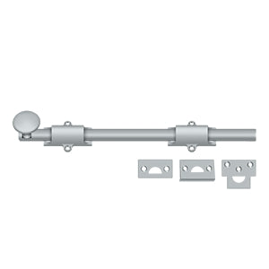 Deltana 12SB 12" Surface Bolt, Heavy-Duty, Solid Brass