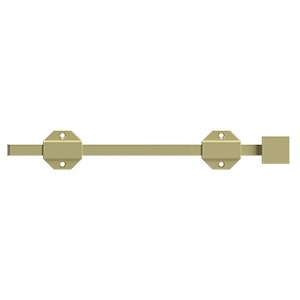 Deltana 12SBM 12" Modern Surface Bolt, Heavy-Duty, Solid Brass
