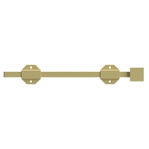 Deltana 12SBM 12" Modern Surface Bolt, Heavy-Duty, Solid Brass