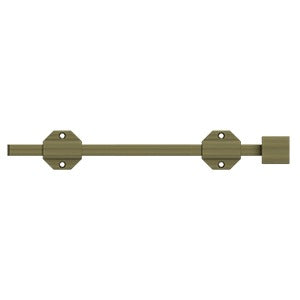 Deltana 12SBM 12" Modern Surface Bolt, Heavy-Duty, Solid Brass