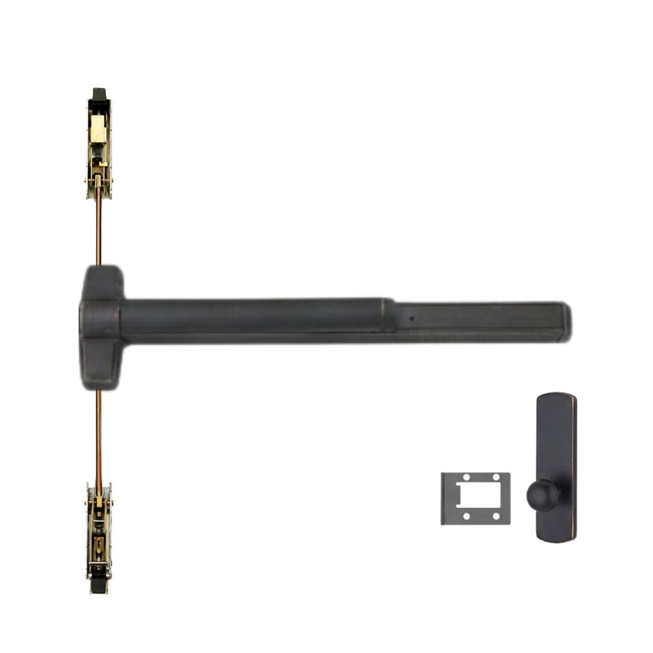 Von Duprin 9847WDC-K-DT/9947WDC-K-DT - Knob,Dummy Trim Wood Door Concealed Vertical Rod Device