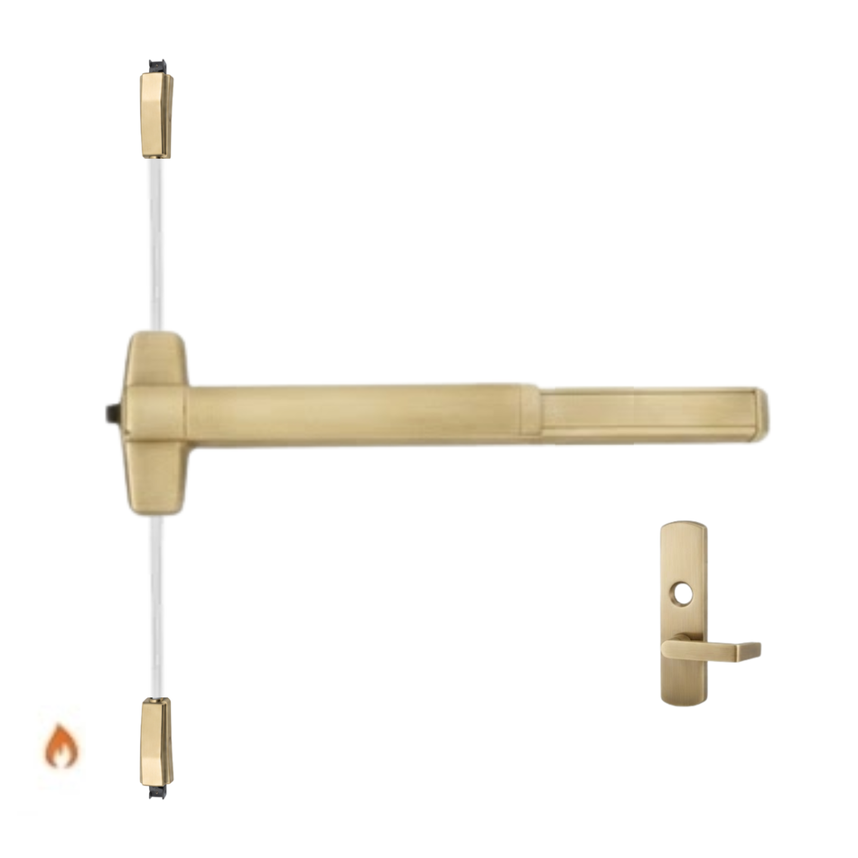 Von Duprin 9857L-KC-F/9957L-KC-F - Lever, Key Capture Surface Three Point Latch Device - Fire Rated