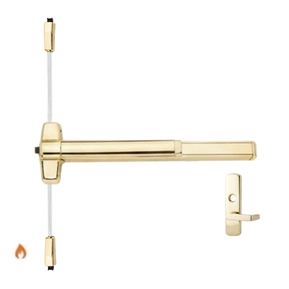 Von Duprin 9857L-KC-F/9957L-KC-F - Lever, Key Capture Surface Three Point Latch Device - Fire Rated