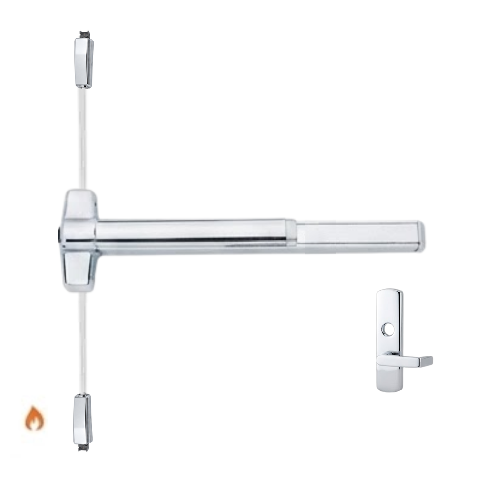 Von Duprin 9827L-F/9927L-F - Lever Surface Vertical Rod Device - Fire Rated