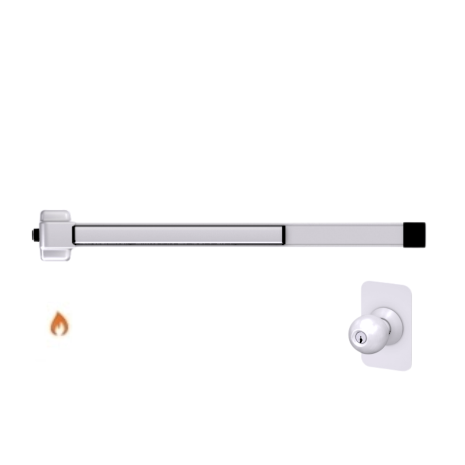 Von Duprin 22K-F - Knob Rim Exit Device Von Duprin 22 Series - Fire Rated