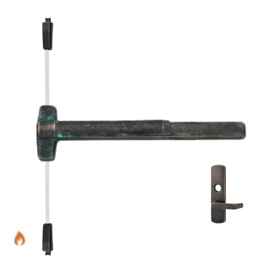 Von Duprin 9827L-KC-F/9927L-KC-F - Lever, Key Capture Surface Vertical Rod Device - Fire Rated