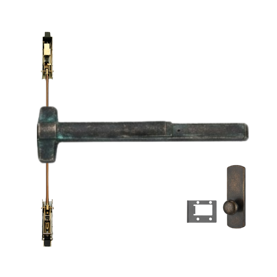 Von Duprin 9847WDC-K-DT/9947WDC-K-DT - Knob,Dummy Trim Wood Door Concealed Vertical Rod Device