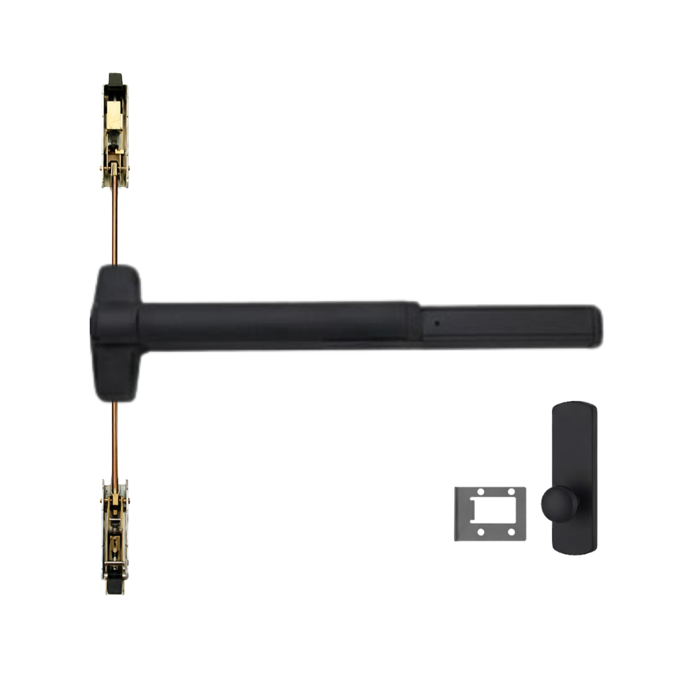 Von Duprin 9847WDC-K-DT/9947WDC-K-DT - Knob,Dummy Trim Wood Door Concealed Vertical Rod Device