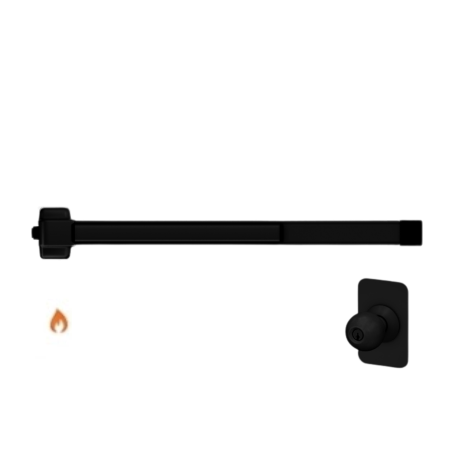 Von Duprin 22K-F - Knob Rim Exit Device Von Duprin 22 Series - Fire Rated