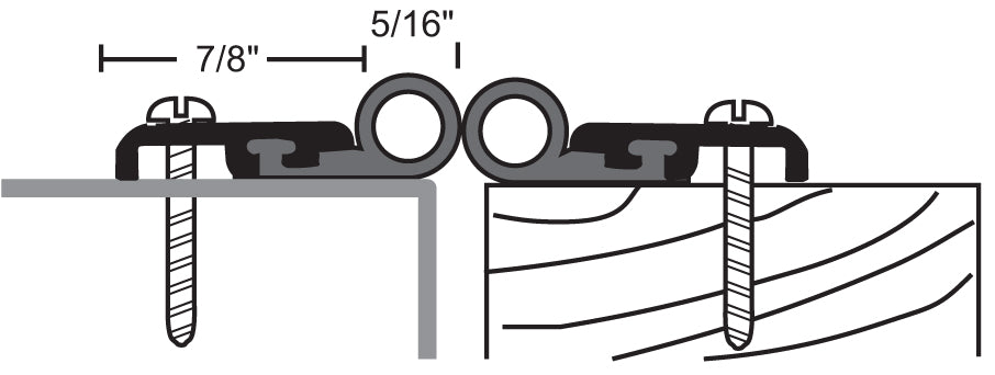 NGP 137S (SET) Silicone Smoke-Rated Astragal