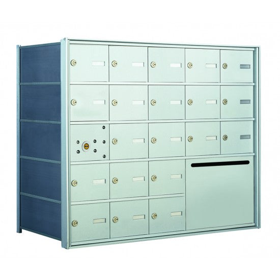 140055OUA - 20 Tenant Doors with 1 Master Door and 1 Outgoing Mail Compartment - 1400 Series USPS 4B+ Approved Horizontal Replacement Mailbox