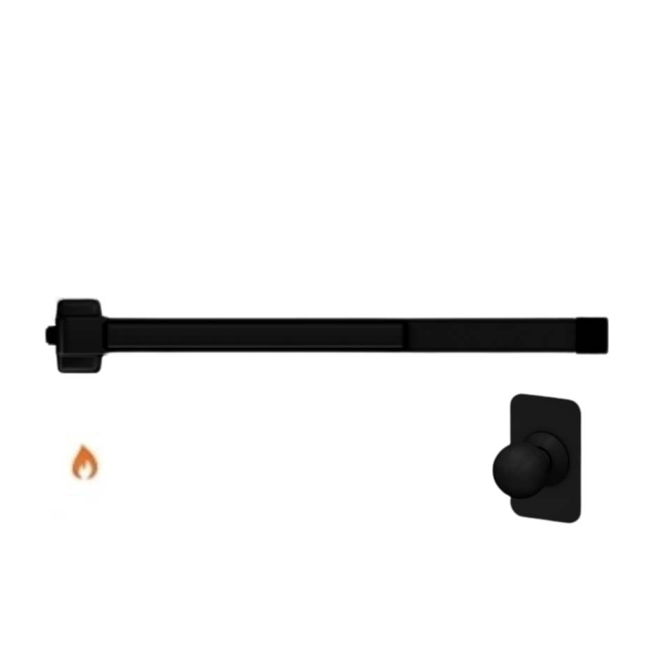 Von Duprin 22K-BE-F - Knob, Blank Escutcheon Rim Exit Device Von Duprin 22 Series - Fire Rated