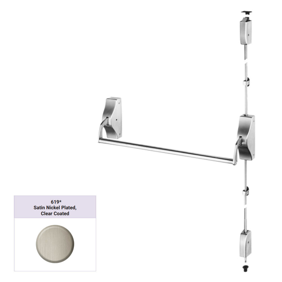 Accentra 1510 Series Surface Vertical Rod Exit Device - Panic Rated / Fire Rated