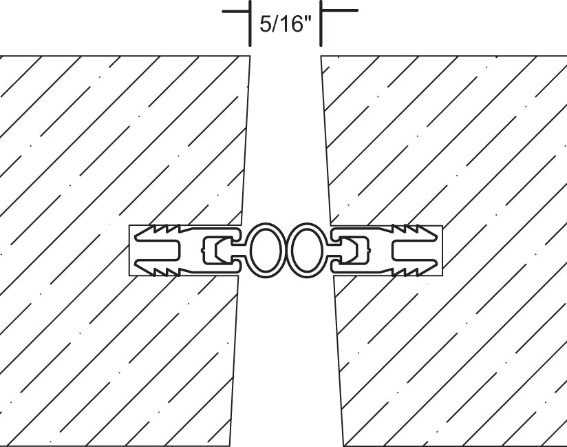 NGP 151S (SET) Astragal with Silicone Seal