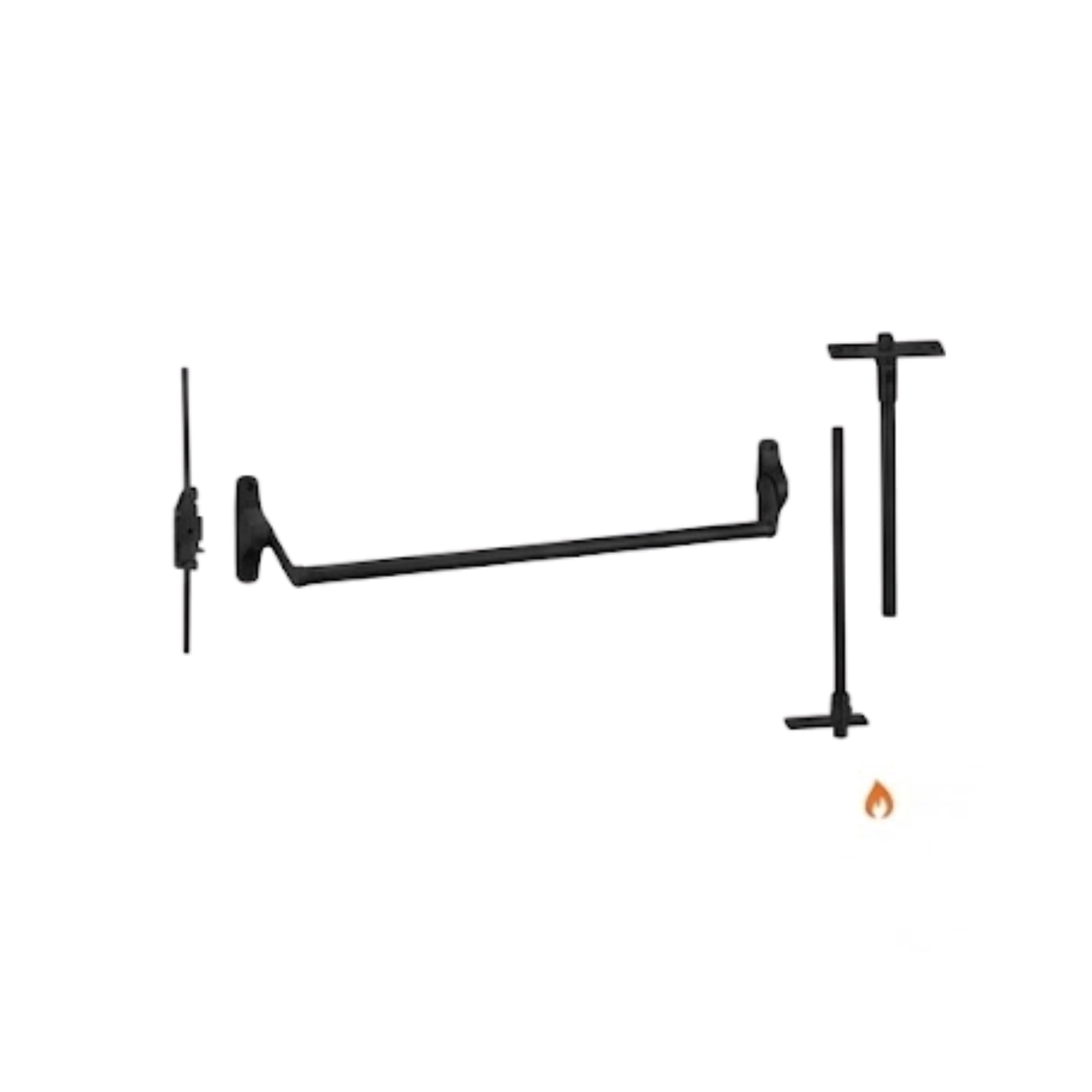 Von Duprin 5547WDCEO Concealed Vertical Rod Cross Bar Exit Device