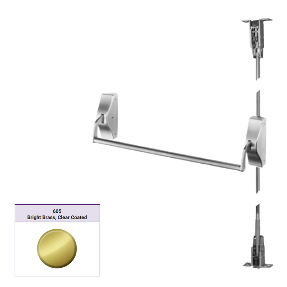 Accentra 1520 Series Concealed Vertical Rod Exit Device - Panic Rated / Fire Rated