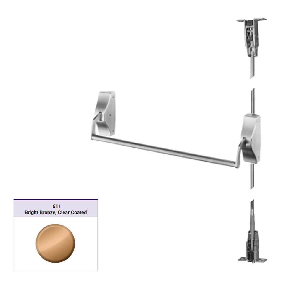 Accentra 1520 Series Concealed Vertical Rod Exit Device - Panic Rated / Fire Rated