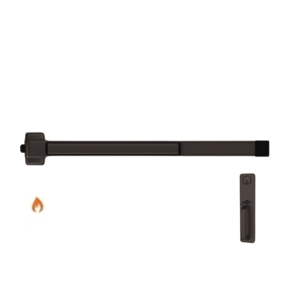 Von Duprin 22TP-F - Thumbpiece Rim Exit Device Von Duprin 22 Series - Fire Rated