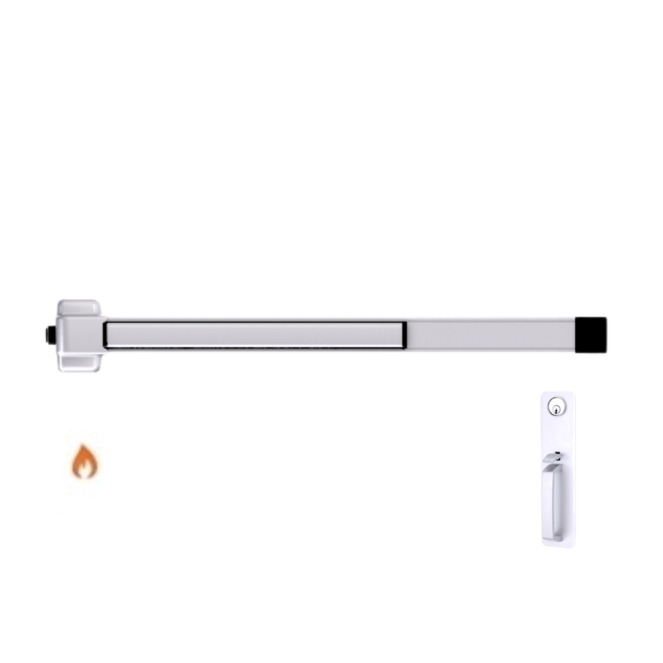 Von Duprin 22TP-F - Thumbpiece Rim Exit Device Von Duprin 22 Series - Fire Rated