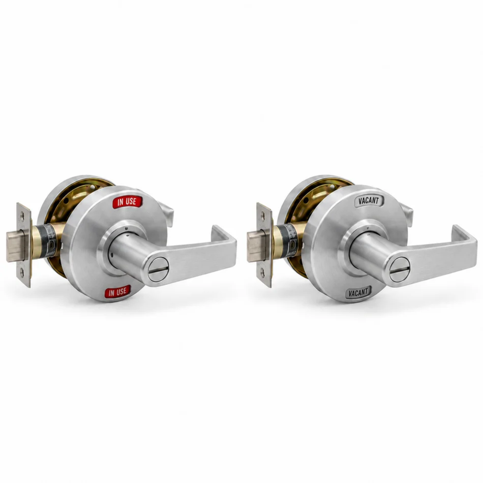 PDQ GT276 Indicator Grade 1 Cylindrical Lever Lock with VACANT / IN USE Indicator