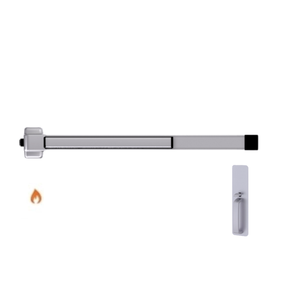 Von Duprin 22TP-BE-F - Thumbpiece, Blank Escutcheon Rim Exit Device Von Duprin 22 Series - Fire Rated