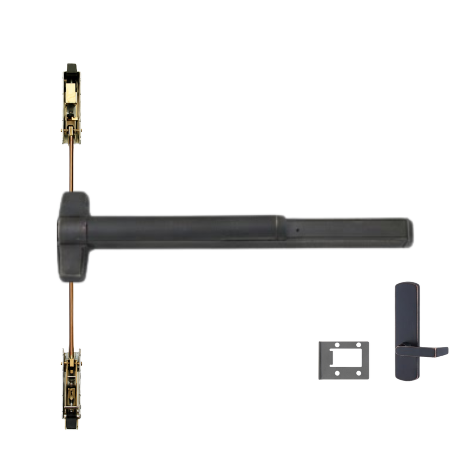 Von Duprin 9847WDC-L-DT/9947WDC-L-DT - Lever, Dummy Trim Wood Door Concealed Vertical Rod Device