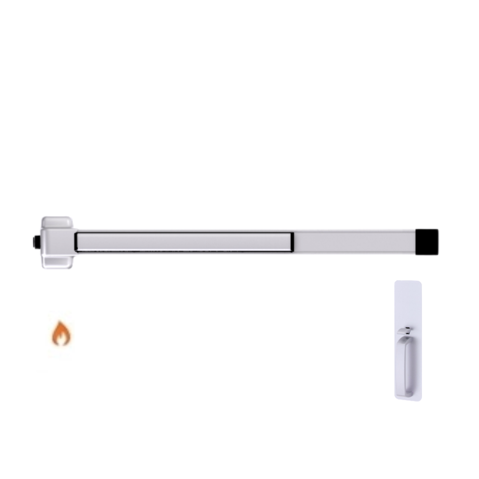 Von Duprin 22TP-BE-F - Thumbpiece, Blank Escutcheon Rim Exit Device Von Duprin 22 Series - Fire Rated