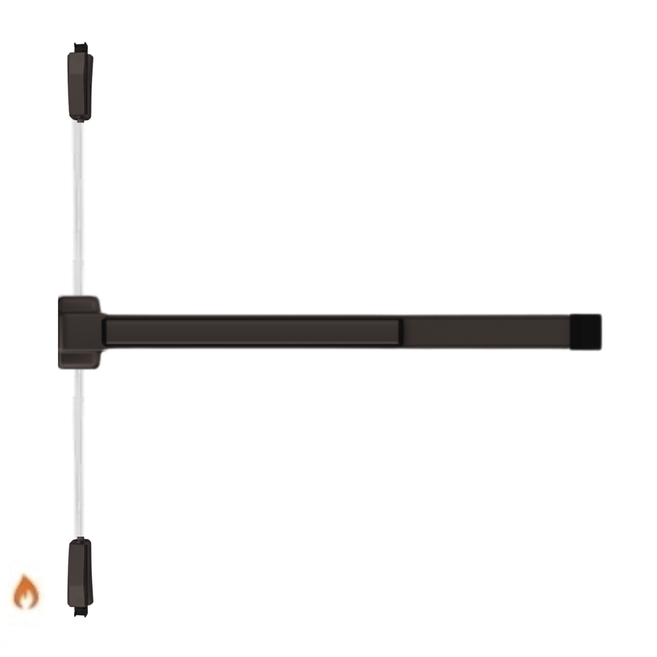 Von Duprin 2227EO-F - Exit Only Surface Mounted Vertical Rod Device Von Duprin 22 Series - Fire Rated