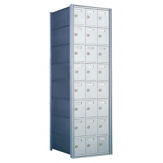 170083A - Standard 24 Door 8 High Horizontal Mailbox Unit - Rear Loading