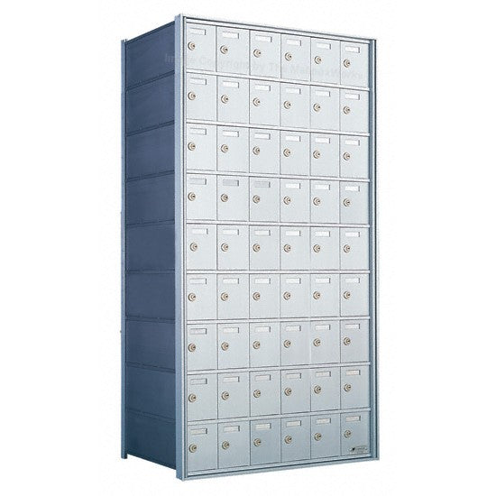 170096A - Standard 54 Door 9 High Horizontal Mailbox Unit - Rear Loading