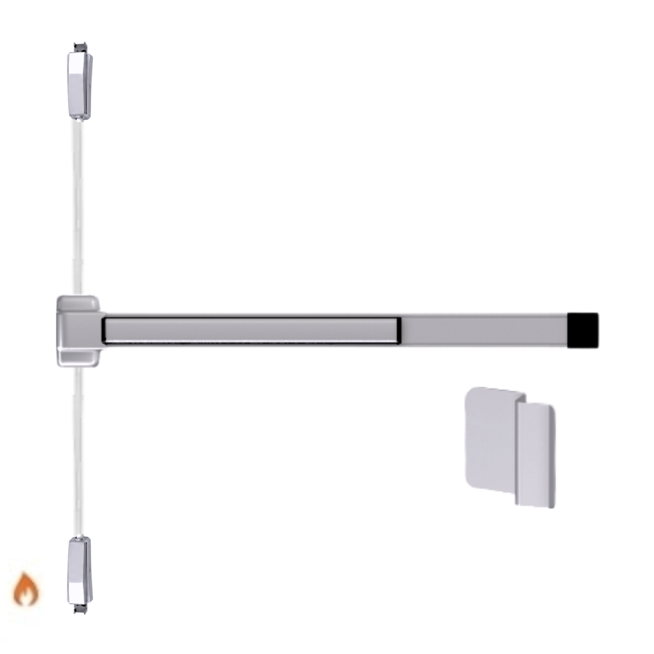 Von Duprin 2227DT-F - Dummy Trim Surface Mounted Vertical Rod Device Von Duprin 22 Series - Fire Rated