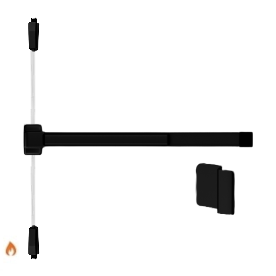 Von Duprin 2227DT-F - Dummy Trim Surface Mounted Vertical Rod Device Von Duprin 22 Series - Fire Rated